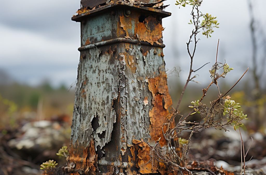 How to repair a rusted chimney cap?