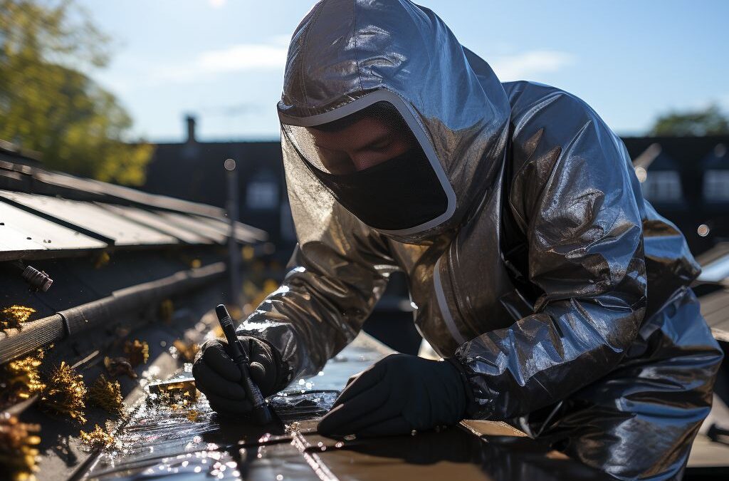 How to repair asbestos roof?