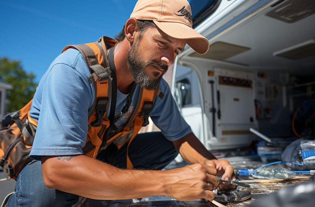 How to repair rv roof damage?