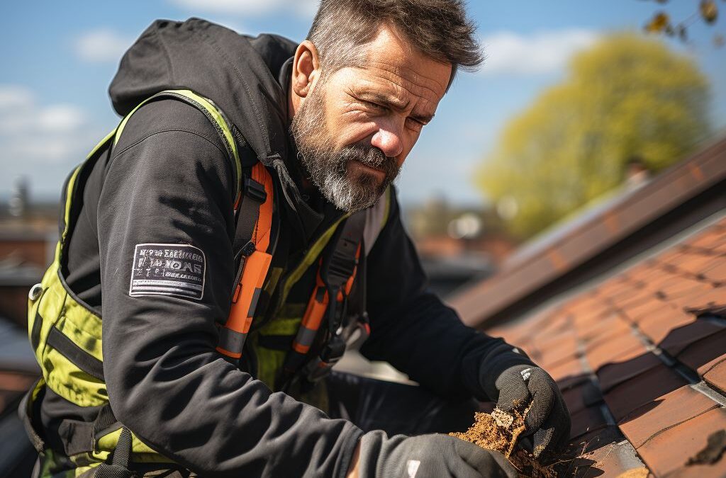 How to replace a broken roof tile?