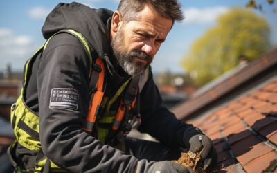 How to replace a broken roof tile?