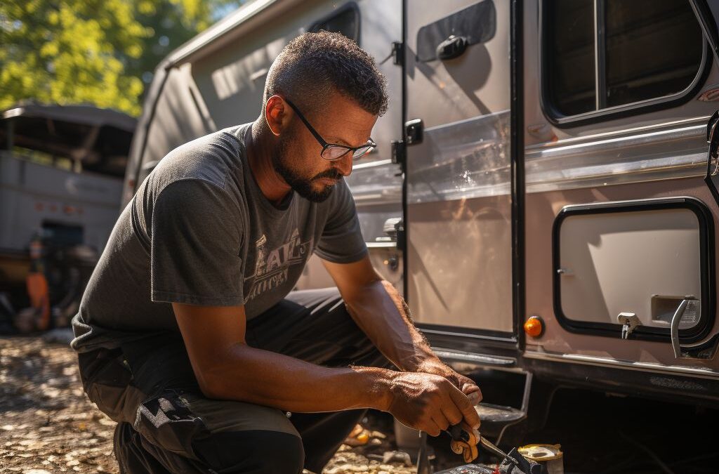 How to replace a roof on a travel trailer?
