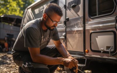 How to replace a roof on a travel trailer?
