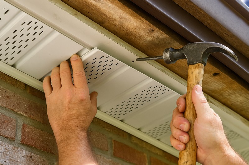 Fastening Panels with Locking and Nailing Techniques