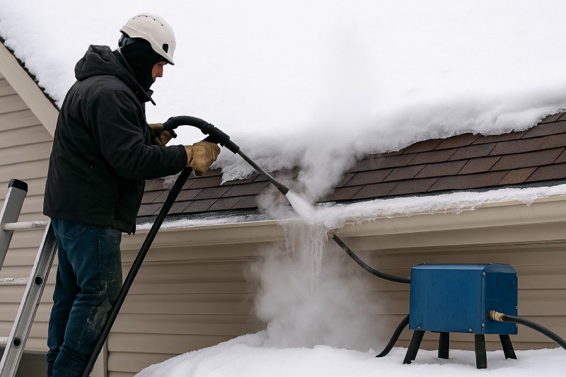 How to Handle Existing Ice Dams Safely