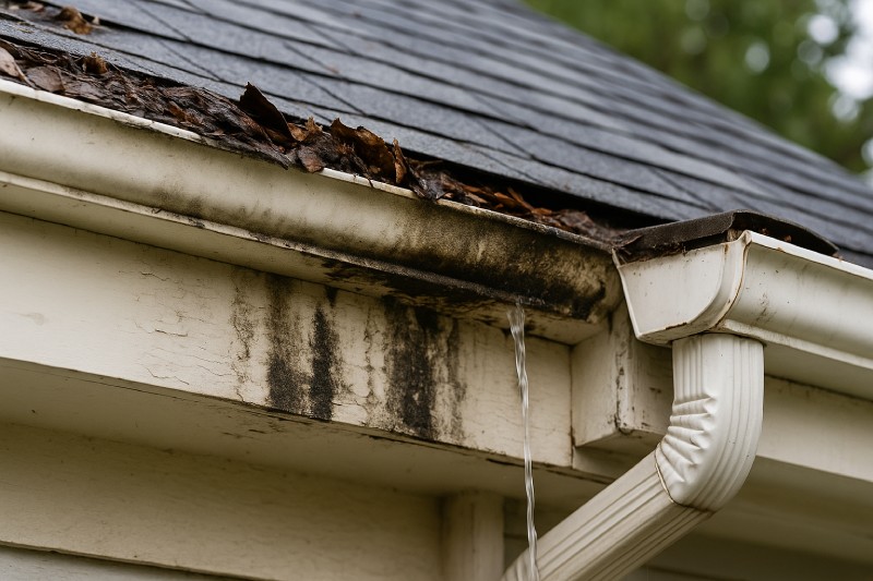 Overflowing Gutters & Water Intrusion