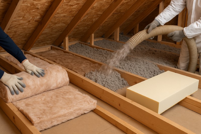 Choosing and Installing Insulation: Batt, Cellulose, Foam & More