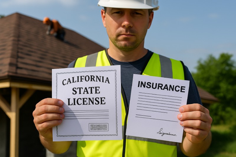 Tip 1: Check for Proper Licensing and Insurance in California