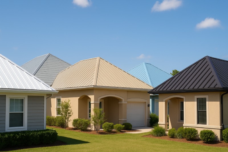 Top Metal Roof Colors That Cool Your Fresno Home