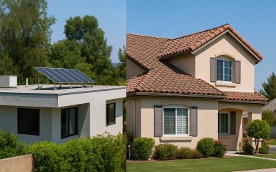 Flat Roof vs Pitched Roof in Fresno – Which One’s Right for You?